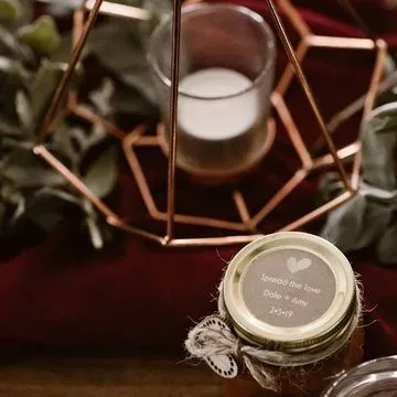 Rose Gold Wire Geometric Candle Holder