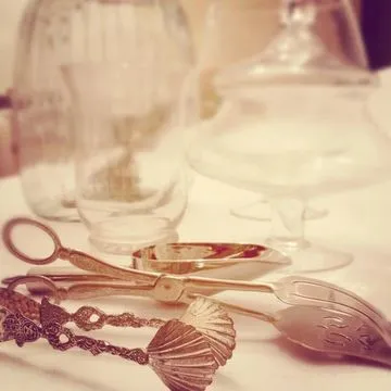 Silver Vintage Lolly Tongs