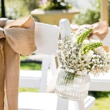 Hessian Chair Sash