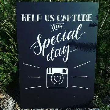 Social Media Chalkboard