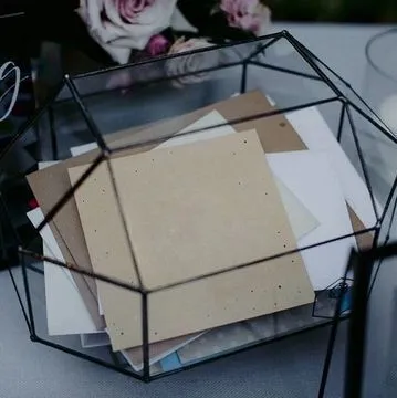 Black and Glass Conservatory Style Wishing Well