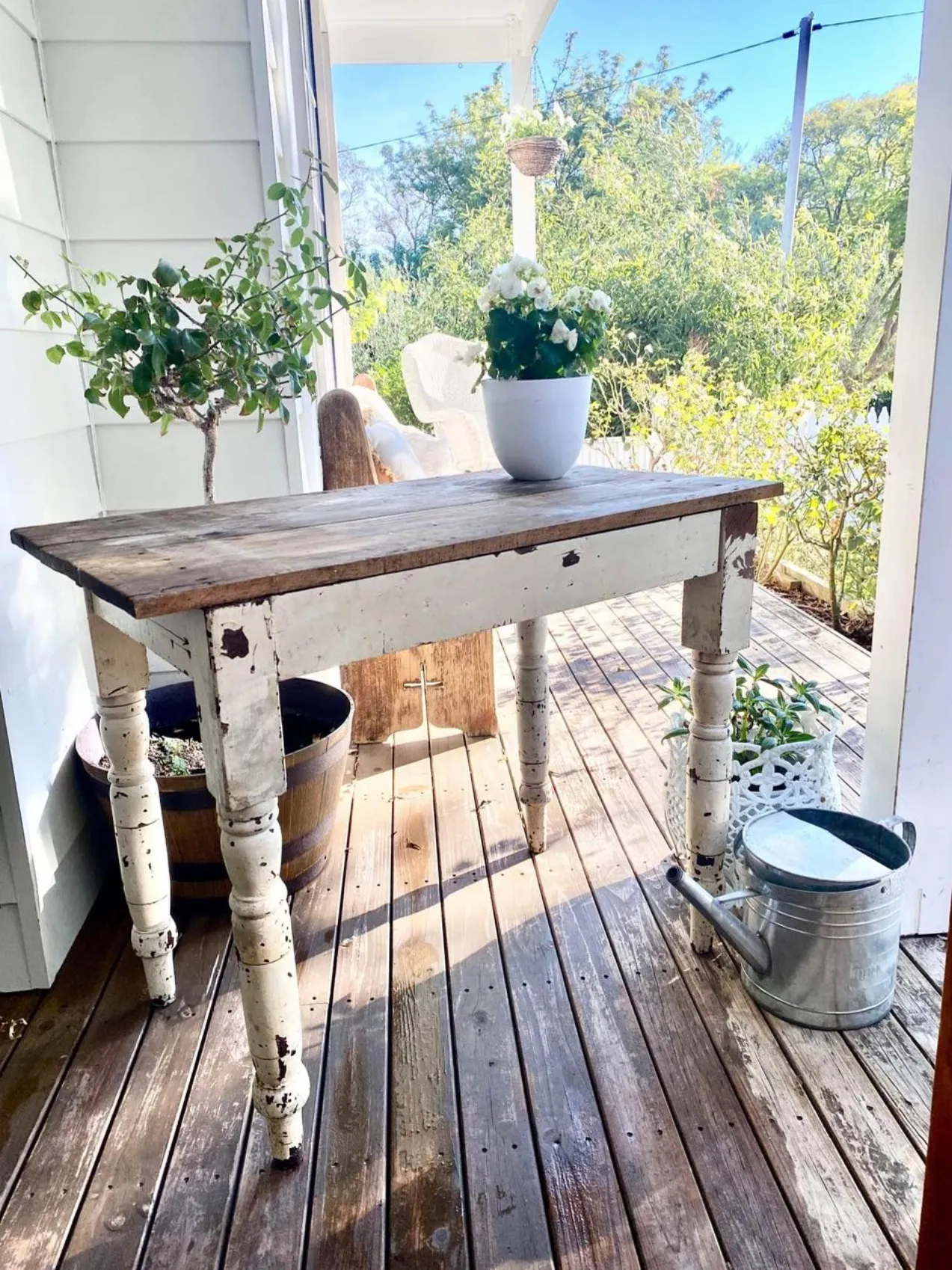 Rustic Farmhouse style Signing Table