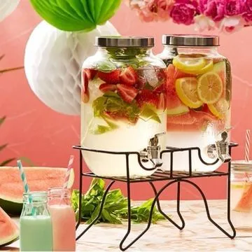 Dual Drink Dispenser, 3.5L each