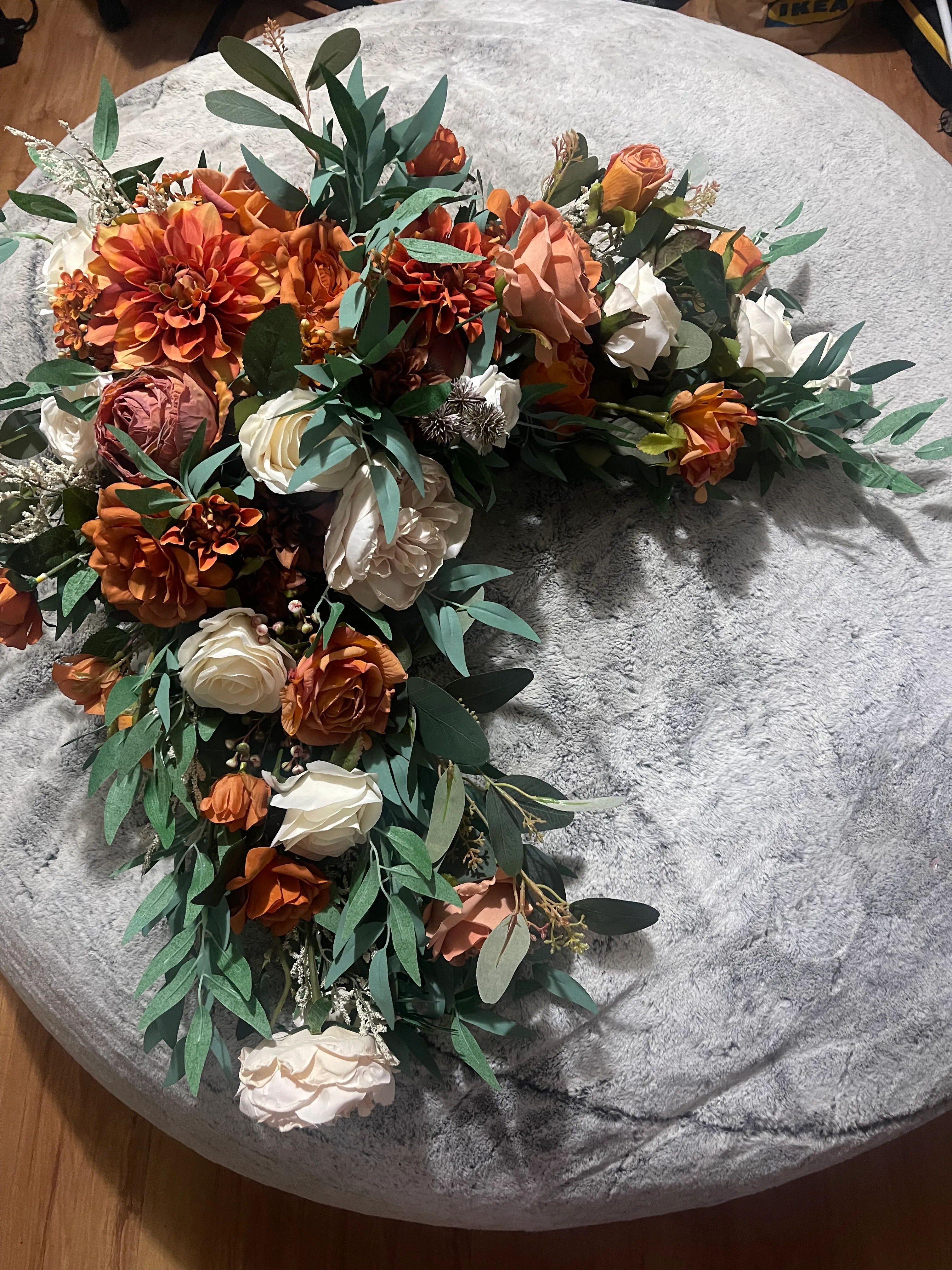 Arbour Floral- Rust & Green