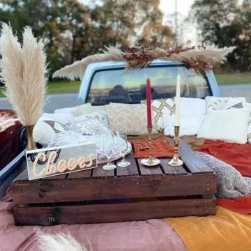 Large Dark Stained Crates