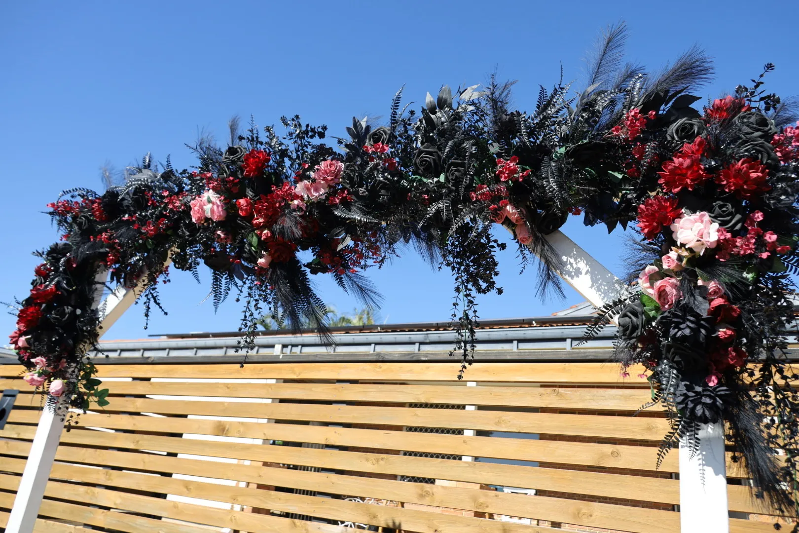 Black and Pink Arbour Florals- 3 piece