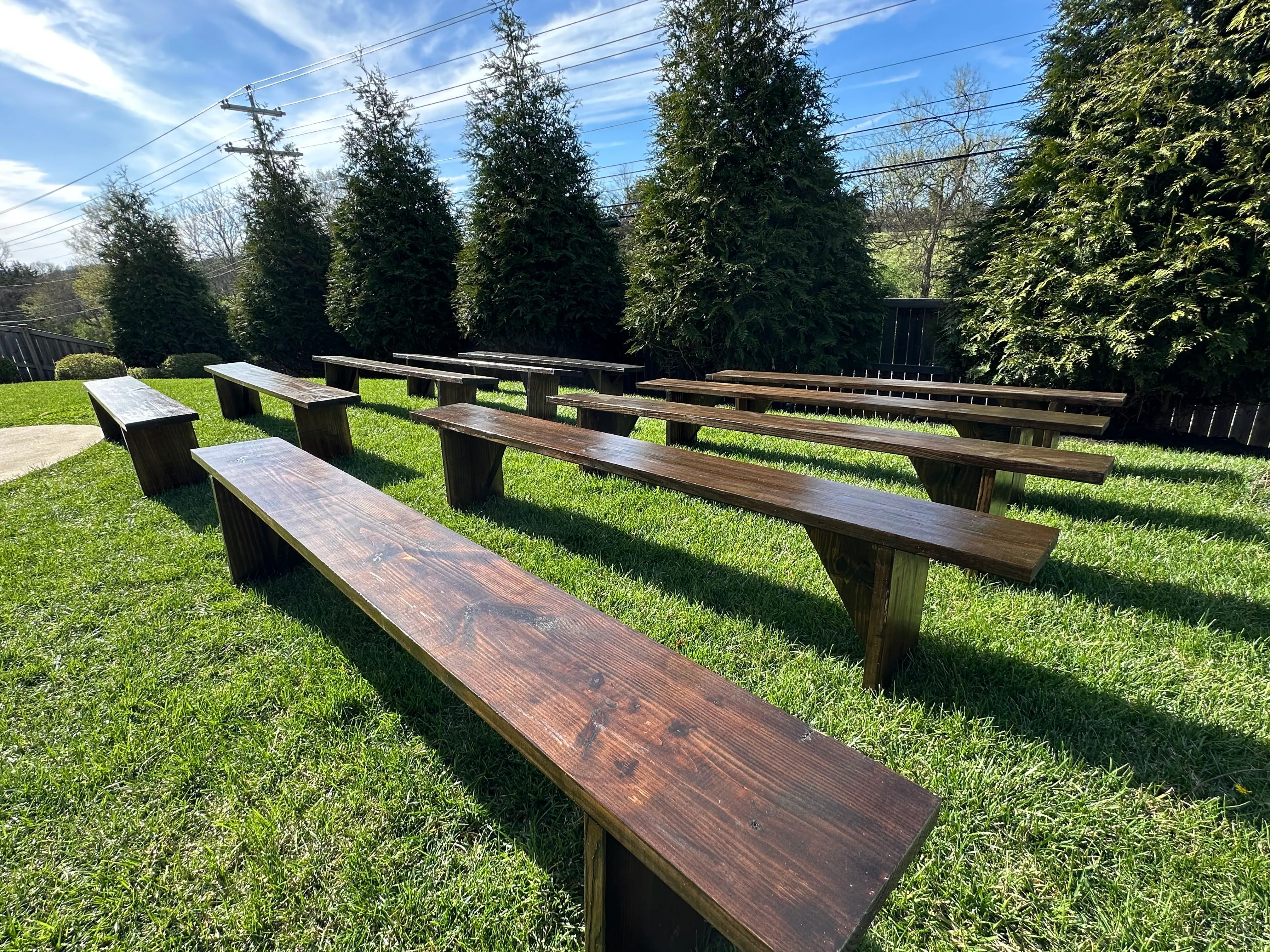 Wedding Benches