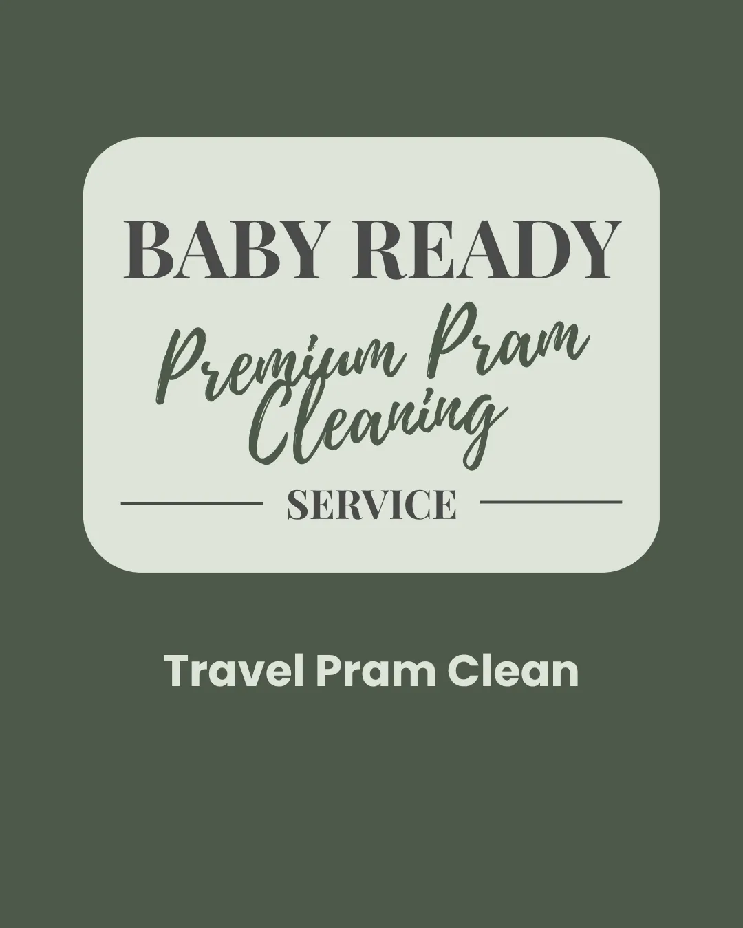 Travel Pram Clean
