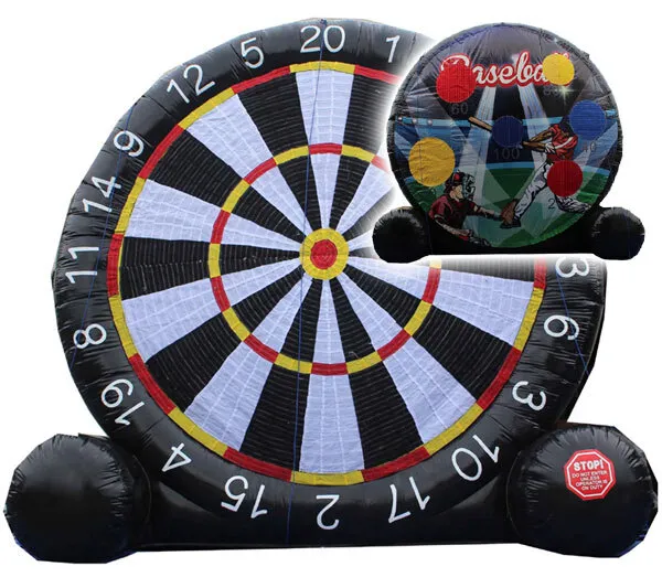 Dual Sided Soccer Dart Inflatable Game