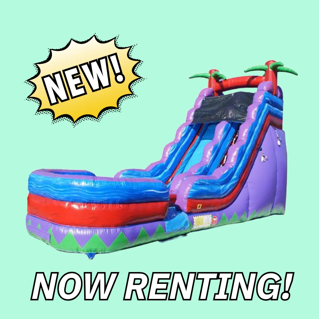 Tropical Purple Splash Slide