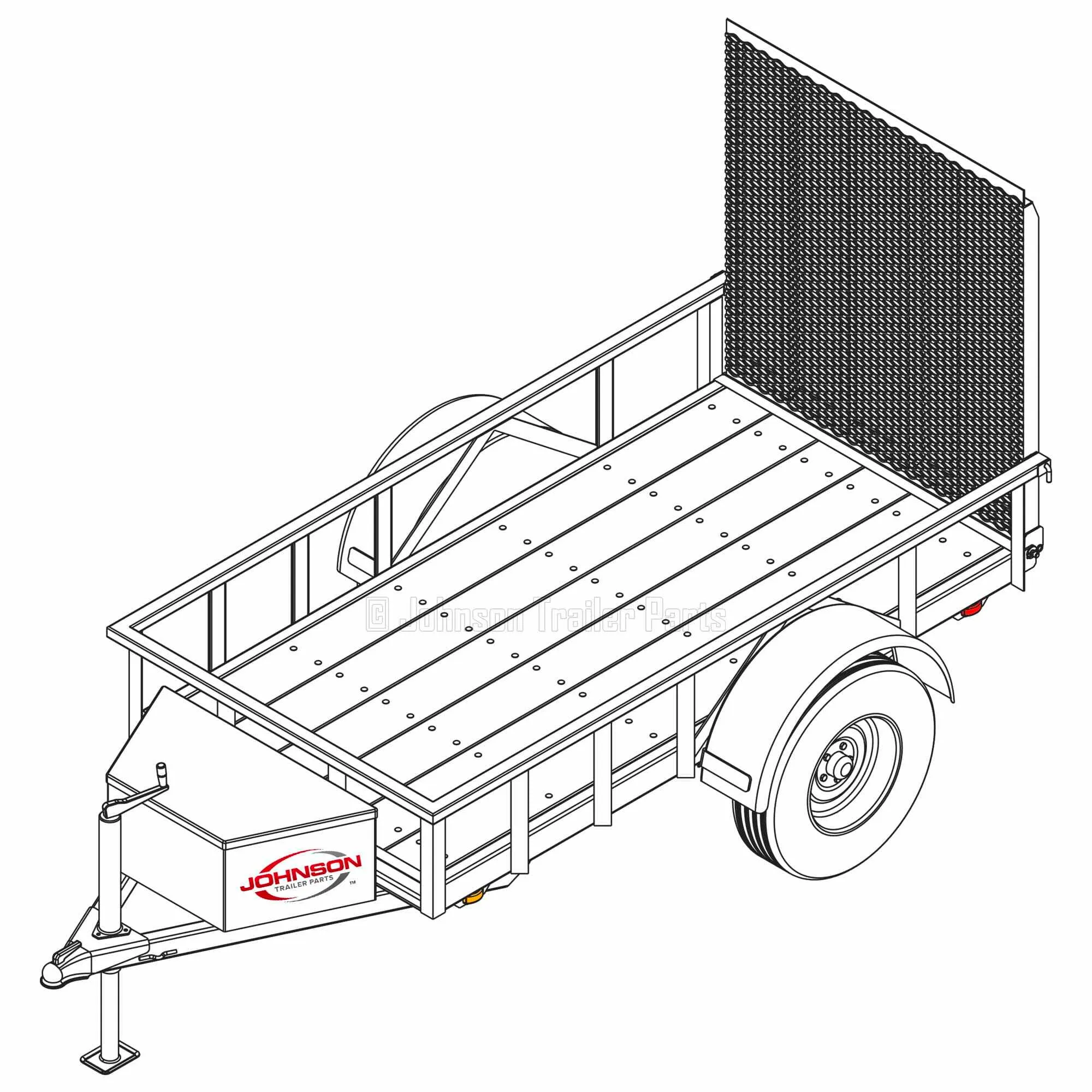 Utility Trailer 4’x8’
