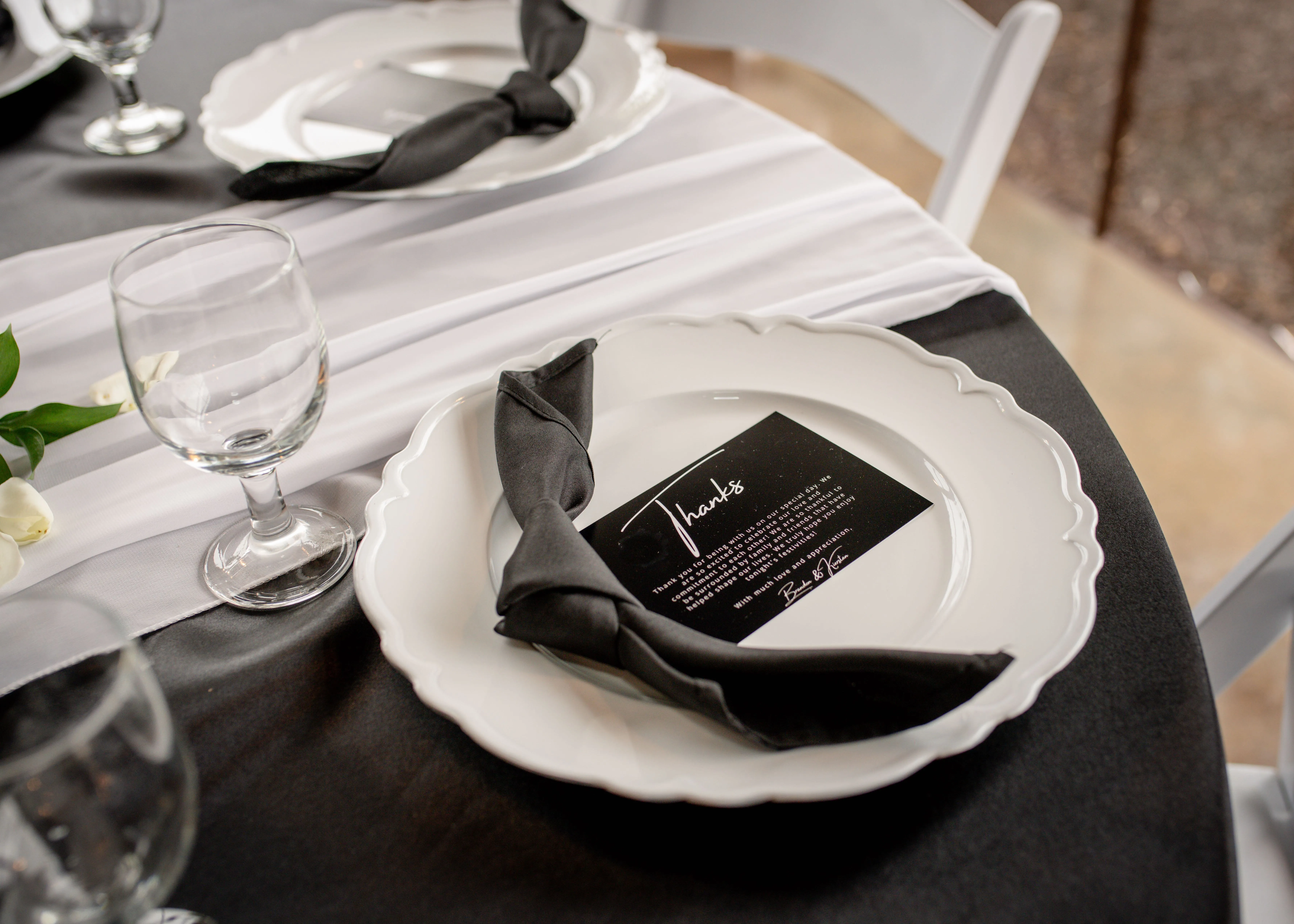 Black Linen Napkins