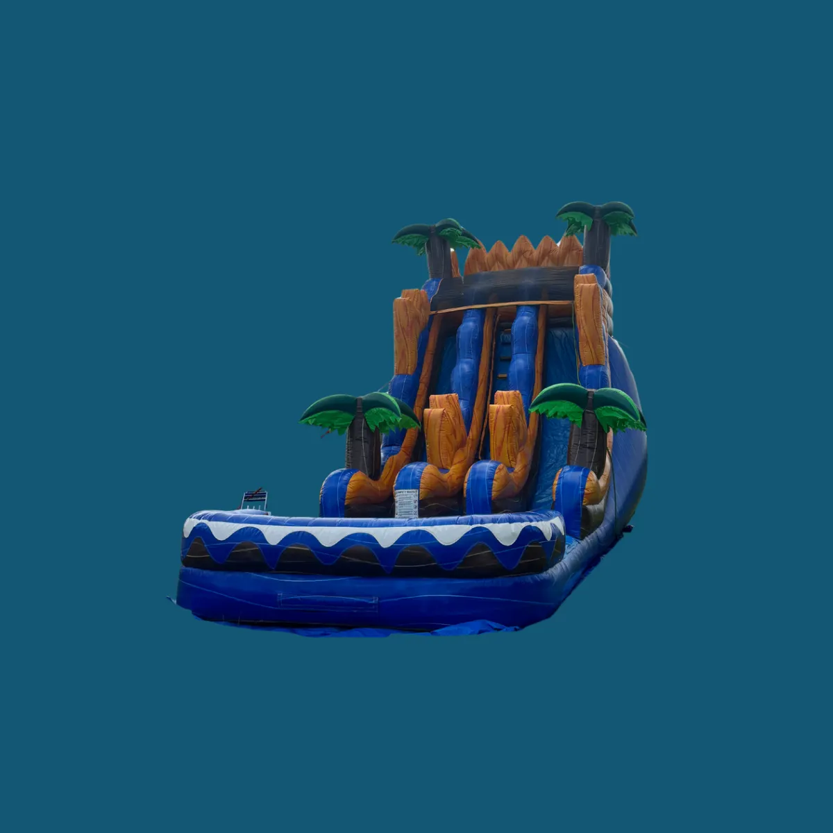 22FT Dual Lane Waterslide