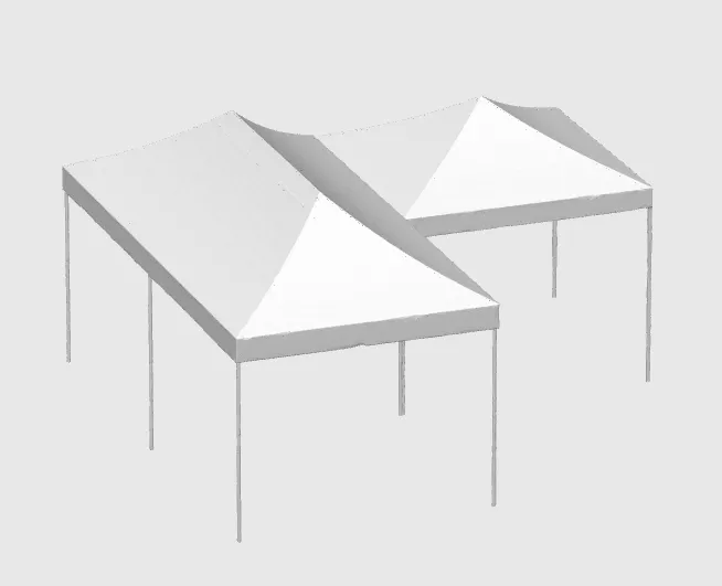 Vouwtent 8X8 L-vorm