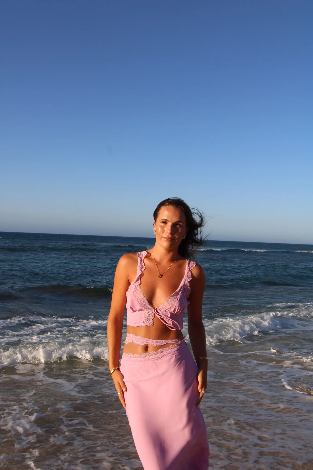 House Of CB Mathilda Skirt & Lorena Top Set Pink Size 6