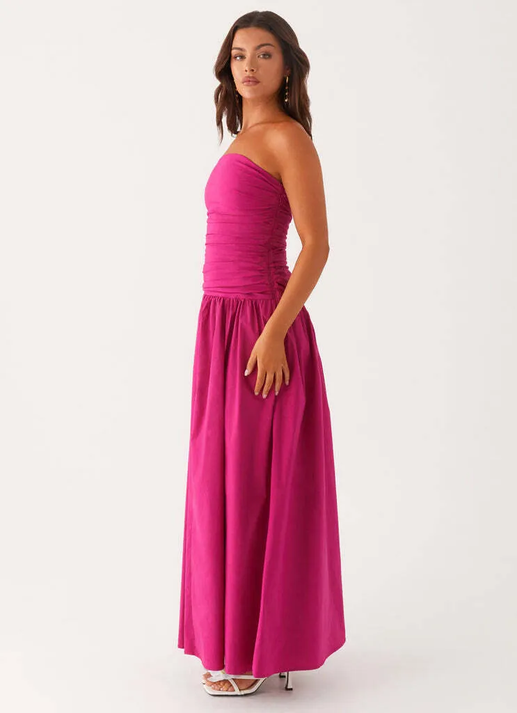 Peppermayo Carmel Maxi Dress Fuchsia, Size 6