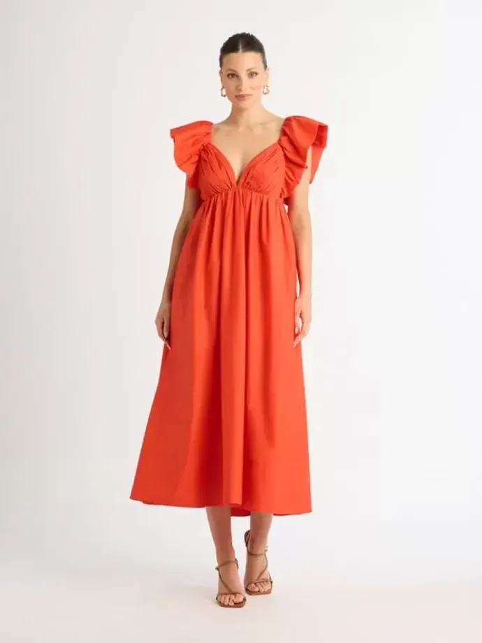 Sheike Bermuda Maxi Dress, Size 10