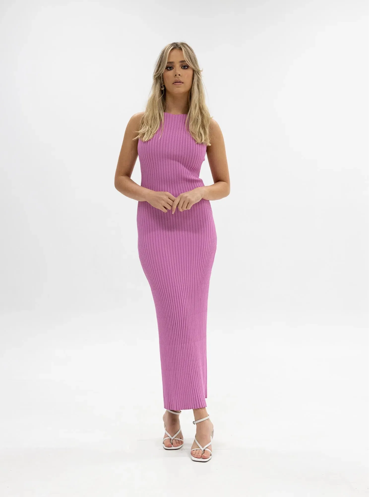 Bec + Bridge white Water Midi Dress, Size 6