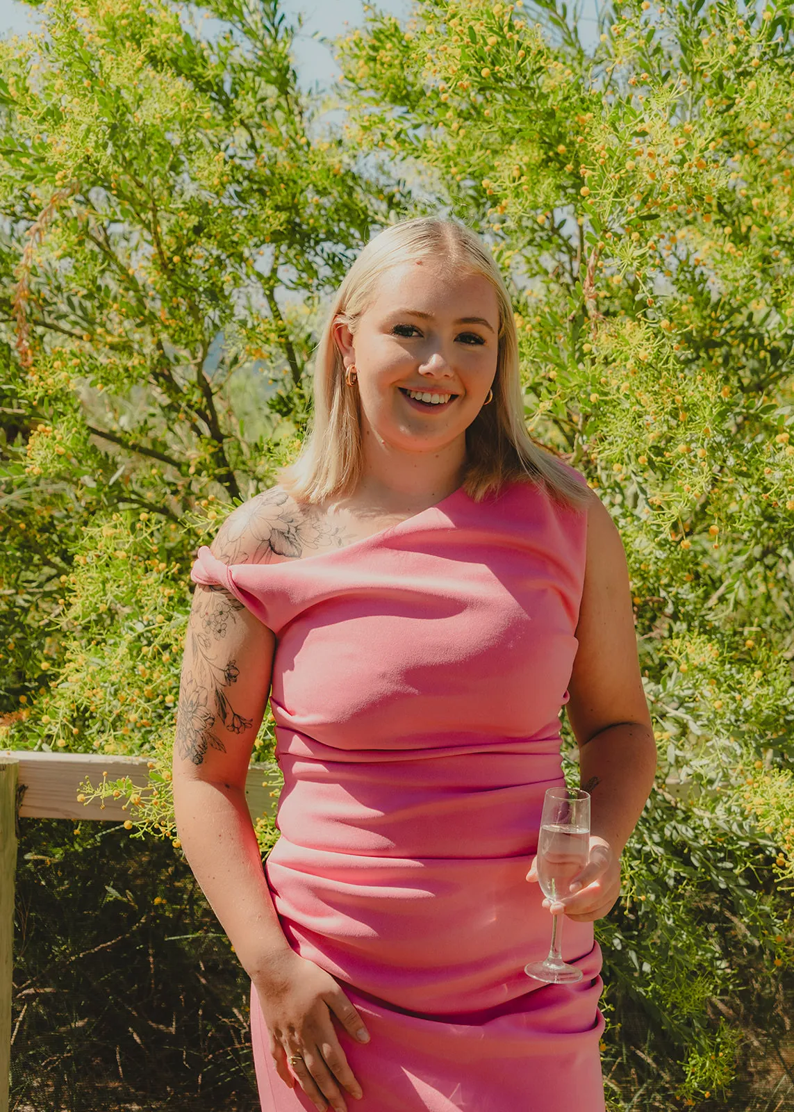 Misha Alaska Midi Dress, Size M