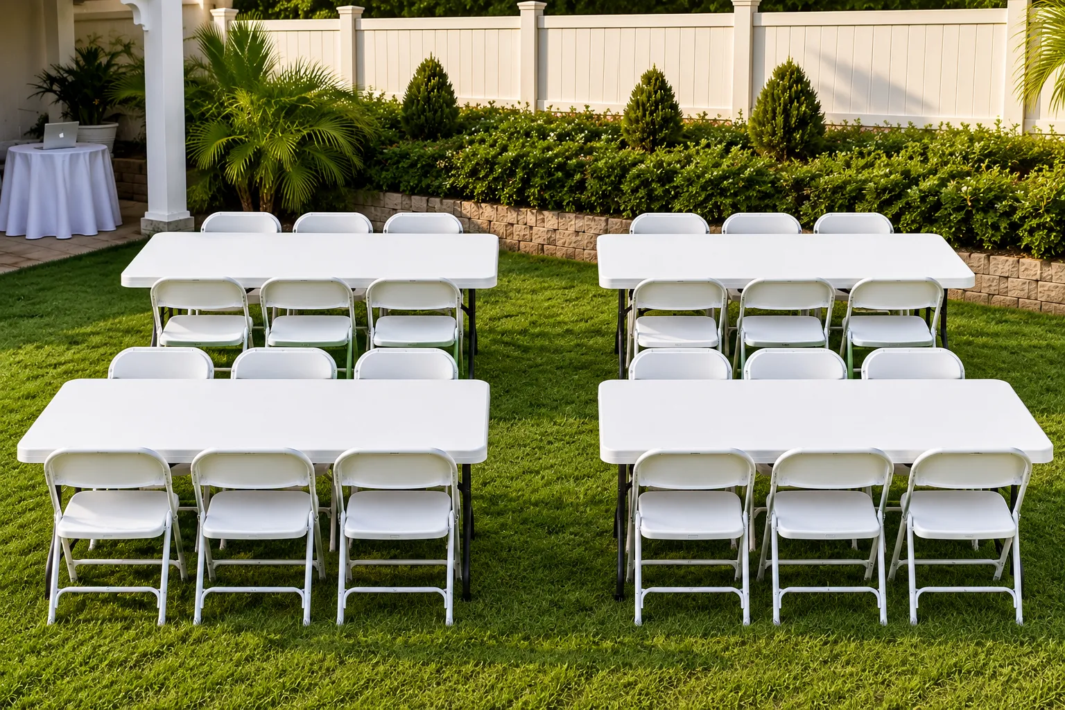 4 Table & 24 Chair Bundle