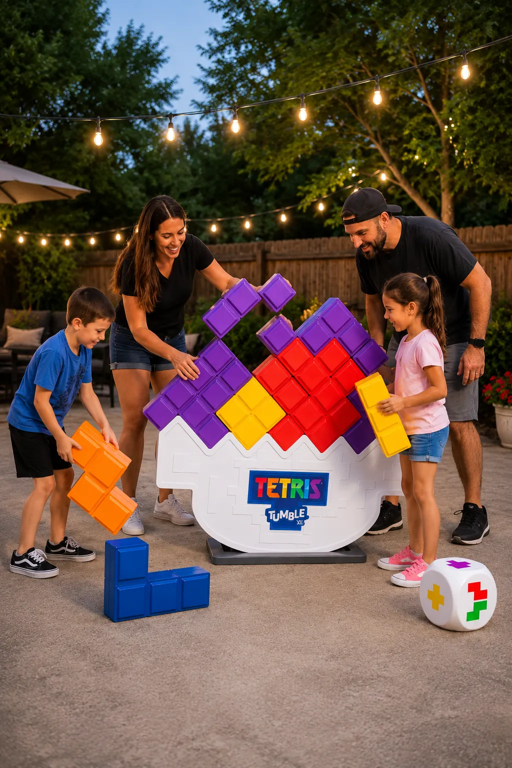     Outdoor giant Tetris game rental
