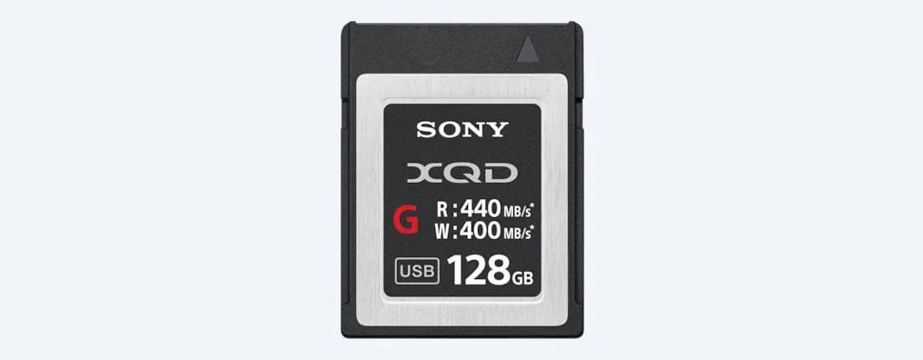 Cartão de Memória Sony 128GB XQD G Series
