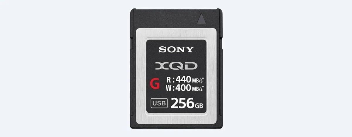 Cartão de Memória Sony 256GB XQD G Series