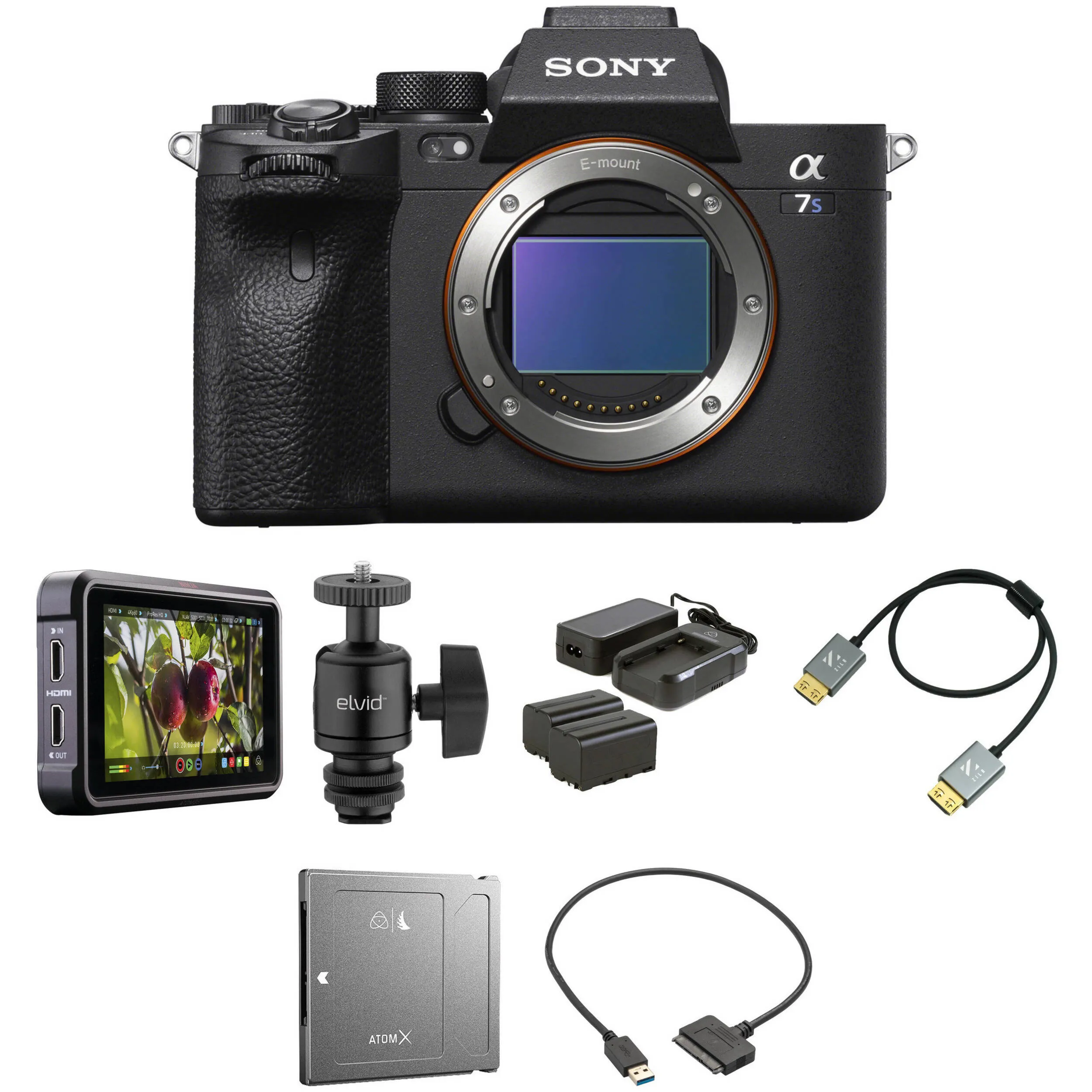Kit Camera Sony A7S III com CFExpress