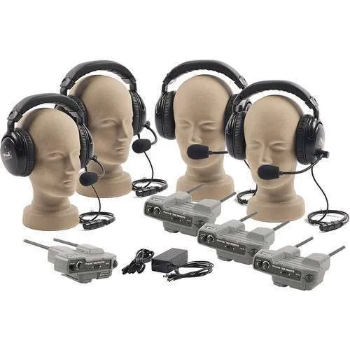 Sistema de Comunicação Portacom AnchorMAN-40 4 rádios com headset