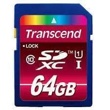Cartão de memória - Transcend 64 GB SDXC CARD