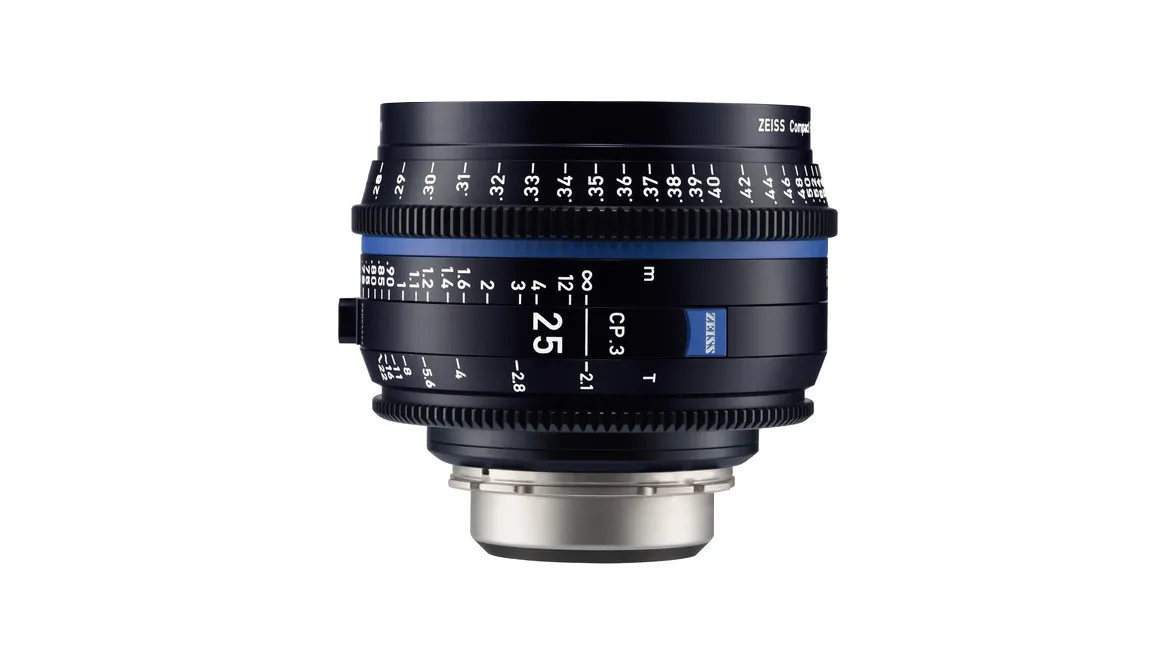 Lente Zeiss CP.3 25mm T2.1 PL Feet