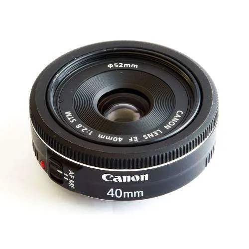 Lente Canon EF - 40mm EF f/2.8 STM PANCAKE LENS + UV Filter