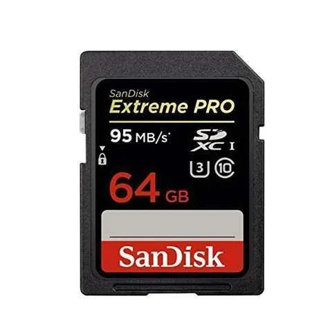 Cartão de memória - Sandisk 64GB EXTREME PRO SDXC-UHS-1 (95MB/S)