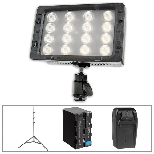 Kit Switronix - TorchLED Bolt LED Light with Light Stand and Power Kit