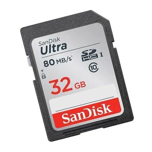 Cartão de 32GB SDHC SanDisk