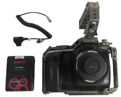 Kit Camera Blackmagic Pocket Cinema 6K Pro (V-Mount) (Bocal PL)