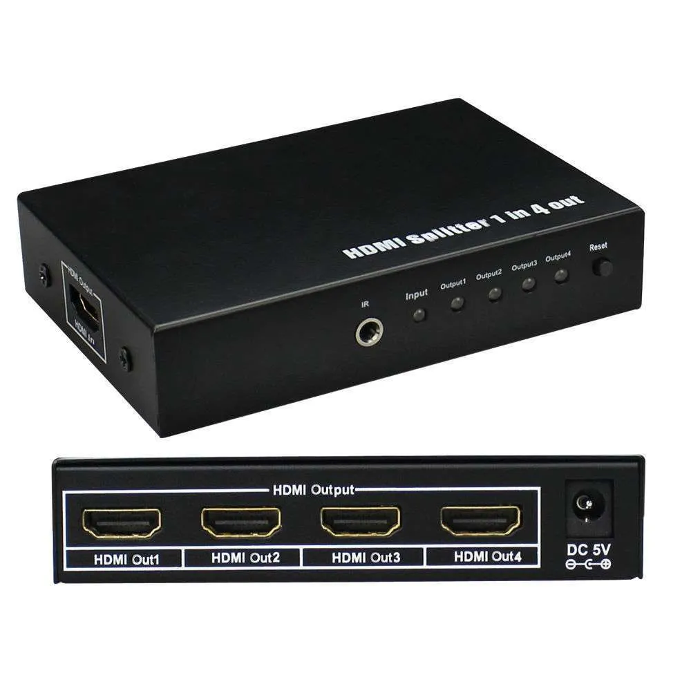 NTW 1­IN/4­OUT HI­SPEED HDMI SPLITTER