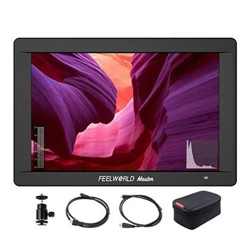 Kit Monitor FeelWorld MA7s com cabo SDI