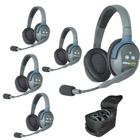Kit Intercom EARTEC UltraLITE HD (5 Headsets)