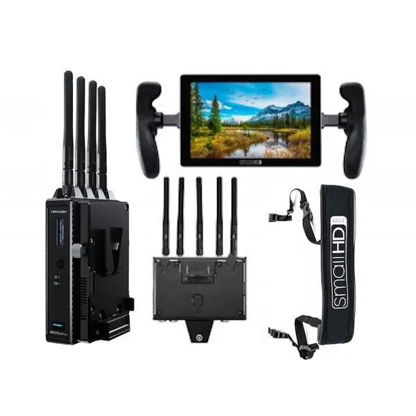 Kit Monitor SmallHD 702 Touch 7" + Teradek Bolt 4K TX 1500 4K 12G + RX Module V-Mount
