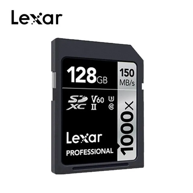 Cartão de Memória Lexar Professional SDXC 128GB 1000x U3 UHS-II