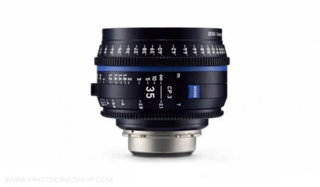 Lente Zeiss CP.3 35mm T2.1 PL Feet