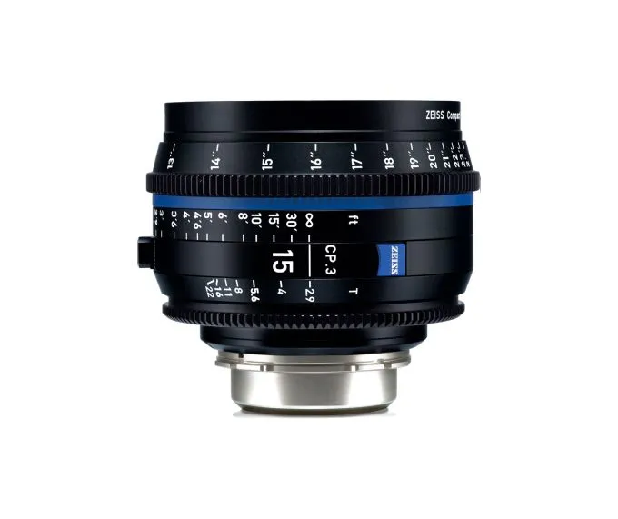 Lente Zeiss CP.3 15mm T2.9 PL Feet