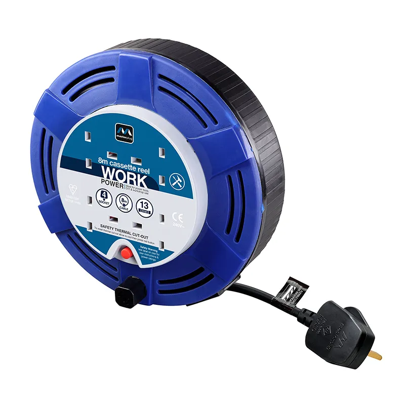 Power Extension Reel Lead 8M