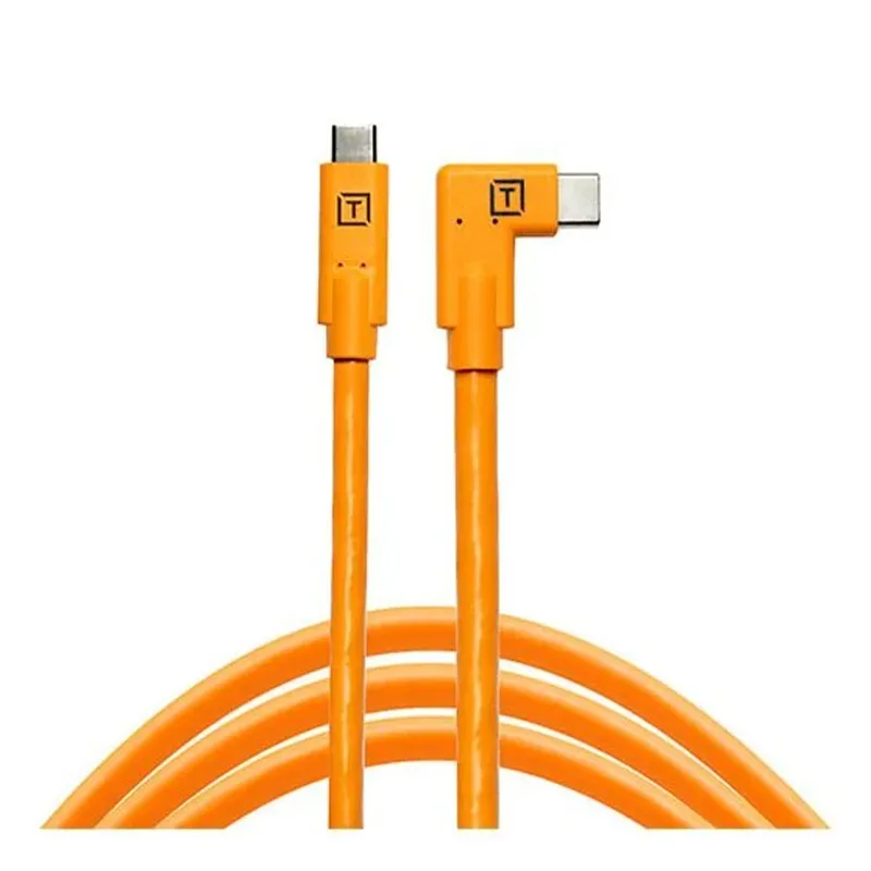 Tether Tools USB-C to Right Angle USB-C 4.6 m Orange