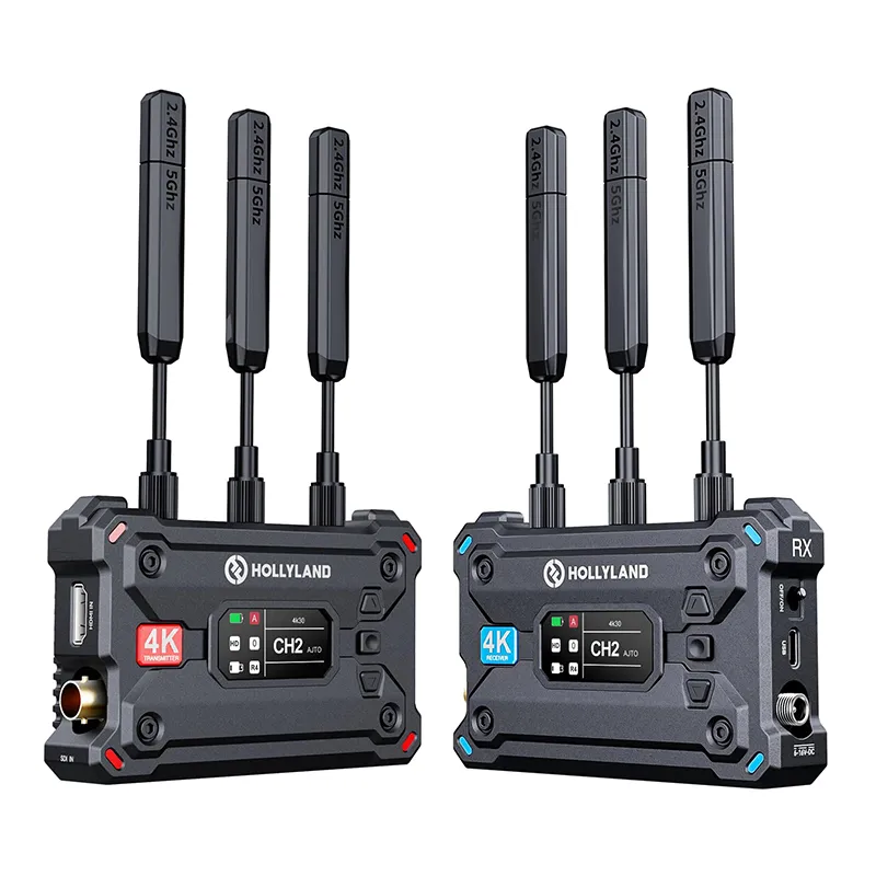 Hollyland Pyro S 4K Wireless Video Transmission Kit (Transmitter & Receiver – 400m Range)
