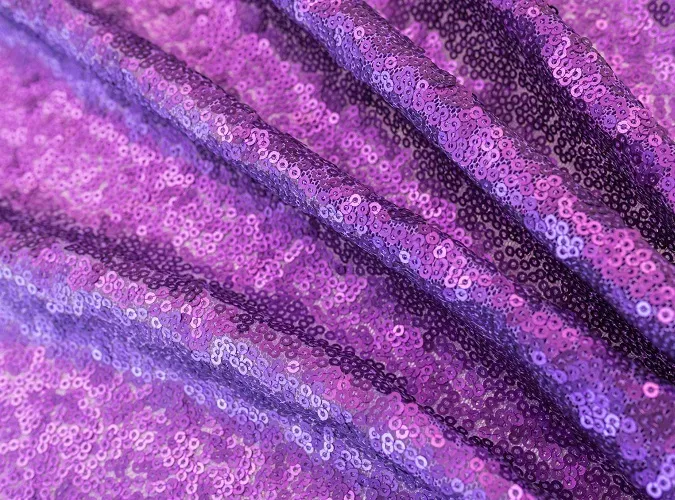 Amethyst Sequin Linen