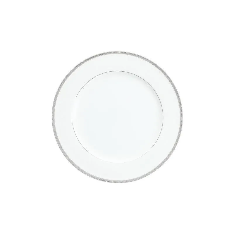 Juliet Dinner Plate 11" (White w/Platinum Band)