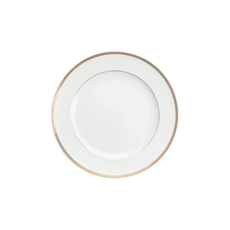 Juliet Salad Dessert Plate 8.25" (Gold and Decorative 1.5" Band)