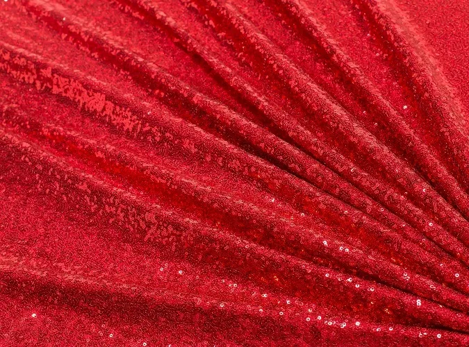 Ruby Sequin Linen